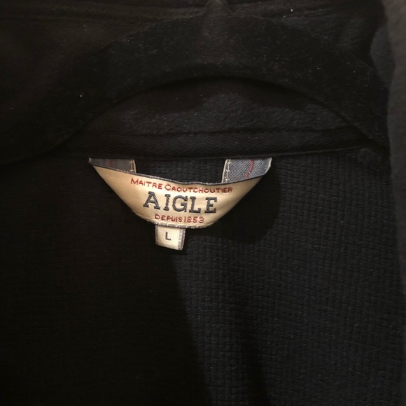 Aigle zipped fleece Gore-Tex infinium wind stopper - Picture 2 of 9